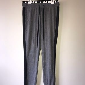 Gray And black Joggers